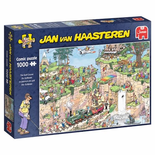 Jumbo Spiele 1119800105 Jan Van Haasteren Der Golfplatz 1000 Teile Puzzle von Jumbo