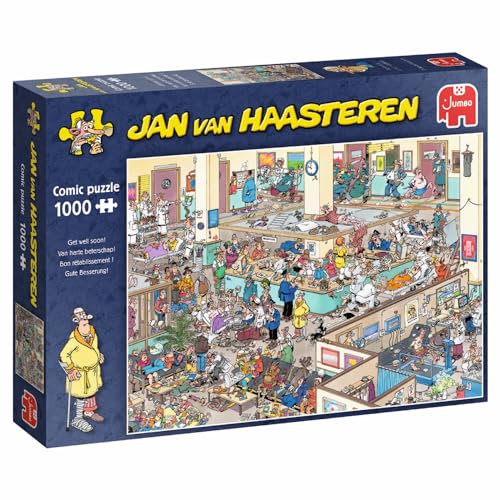 Jumbo Spiele 1119800121 Jan Van Haasteren Gute Besserung 1000 Teile Puzzle von Jumbo