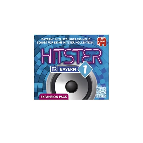 Hitster, Bayern 1 Radio Deutsche Erweiterung, 150 Musikkarten, Party- & Kartenspiel für Erwachsene und Familien, 2 bis 10 Spieler, ab 16 Jahren von Hitster