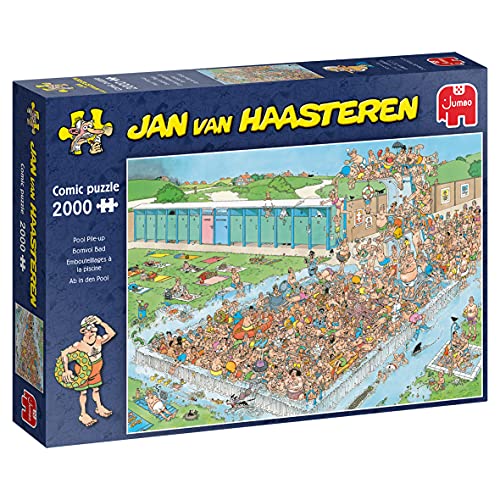 Jan van Haasteren Jumbo Spiele Jan van Haasteren Ab in den Pool - Puzzle 2000 Teile von Jan van Haasteren