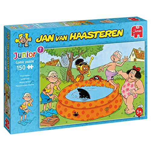 Jan van Haasteren Jumbo Spiele Jan van Haasteren Junior Streiche im Pool - Puzzle 150 Teile - Puzzle ab 5 Jahren von Jan van Haasteren