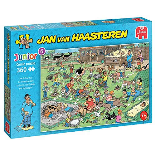 Jan van Haasteren Jumbo Spiele Jan van Haasteren Junior Streichelzoo - Puzzle 360 Teile - Puzzle ab 7 Jahren von Jan van Haasteren