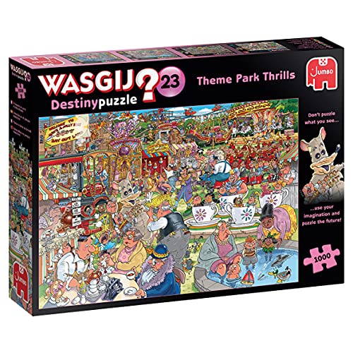 Jumbo Spiele Wasgij Destiny 23 Theme Park Thrills - Puzzle 1000 Teile von Jumbo