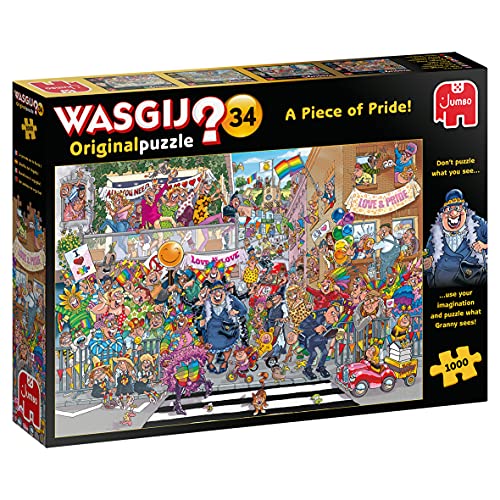 Jumbo Spiele Wasgij Puzzle 1000 Teile Original 34 – Ein Stückchen Pride – ab 10 Jahren - Rätsel Puzzle Jumbo Spiele Wasgij Puzzle 1000 Teile Original 34 – Ein Stückchen Pride – ab 10 Jahren - Rätsel Puzzle von Jumbo