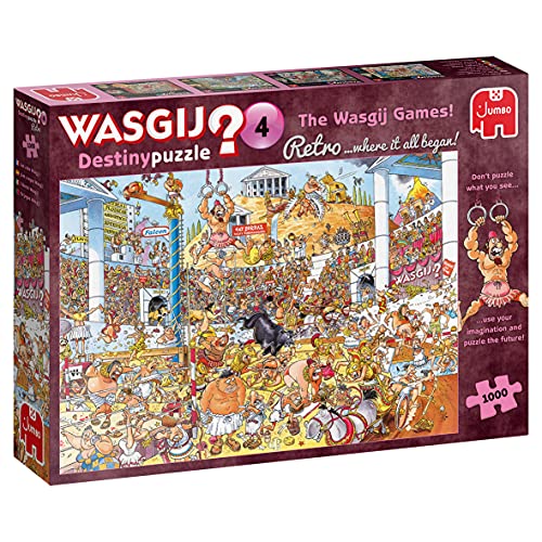 Jumbo Spiele Wasgij Retro Destiny 4 Die Wasgij-Spiele - Puzzle 1000 Teile von Jumbo