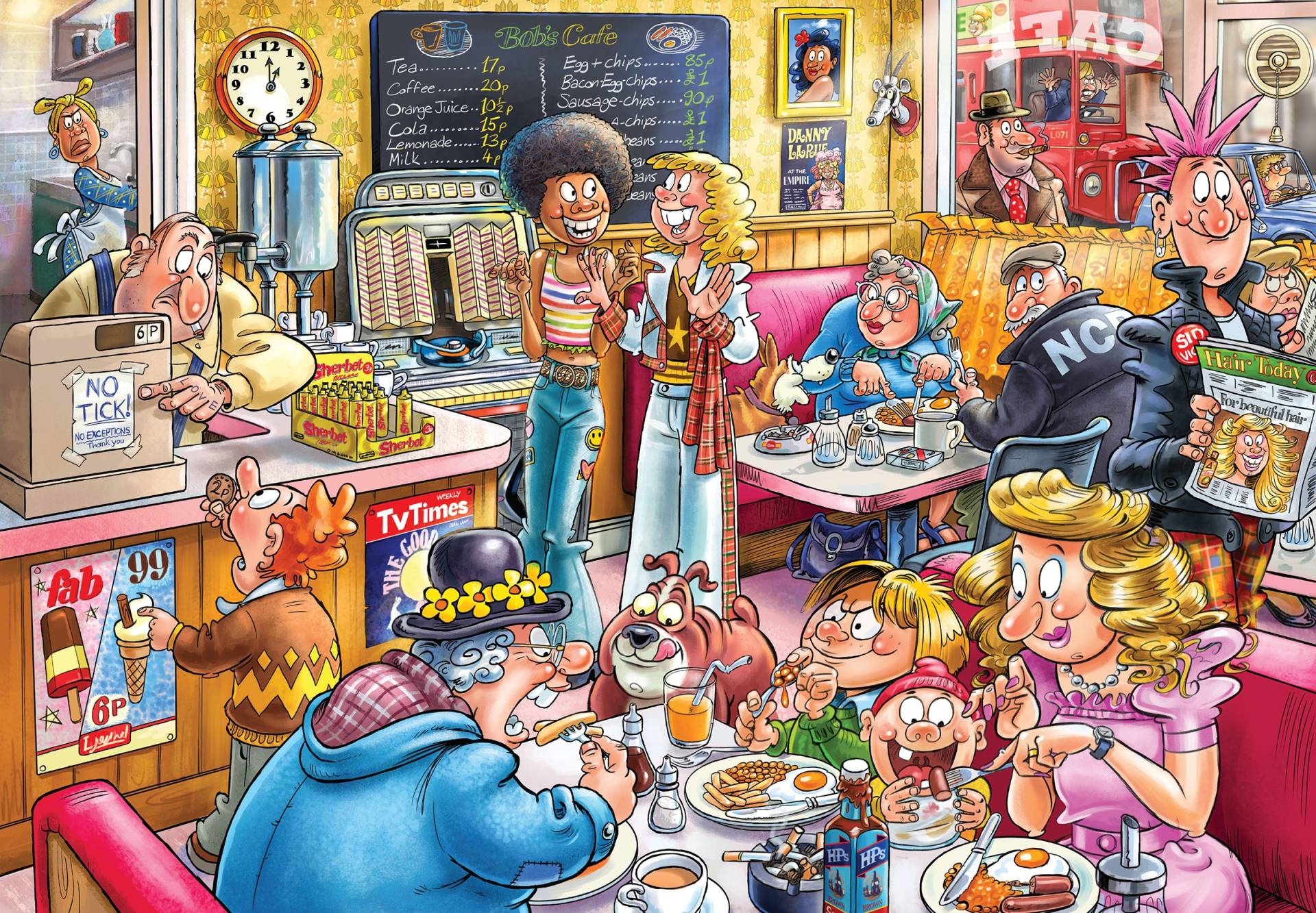 Jumbo WASGIJ DESTINY 27 - Das Cafe 1000 Teile Puzzle Jumbo-00596 Jumbo WASGIJ DESTINY 27 - Das Cafe 1000 Teile Puzzle Jumbo-00596 von Jumbo