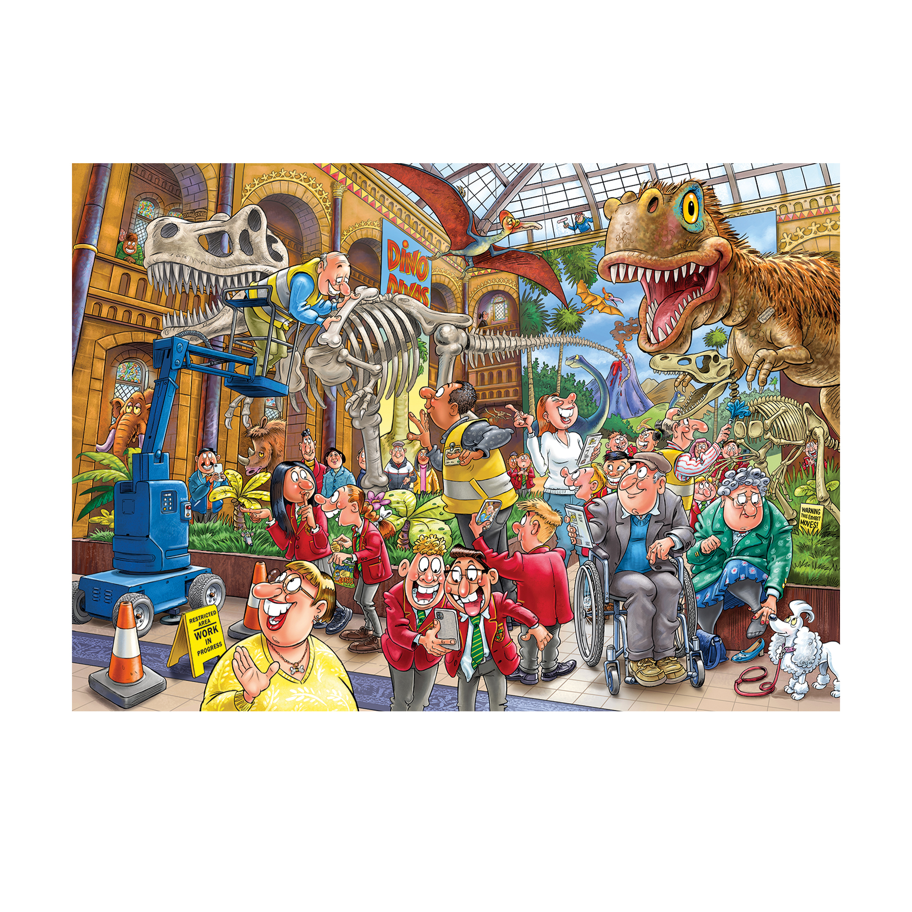 Jumbo WASGIJ Mystery 24 Blight at the museum! 1000 Teile Puzzle Jumbo-00014 Jumbo WASGIJ Mystery 24 Blight at the museum! 1000 Teile Puzzle Jumbo-00014 von Jumbo