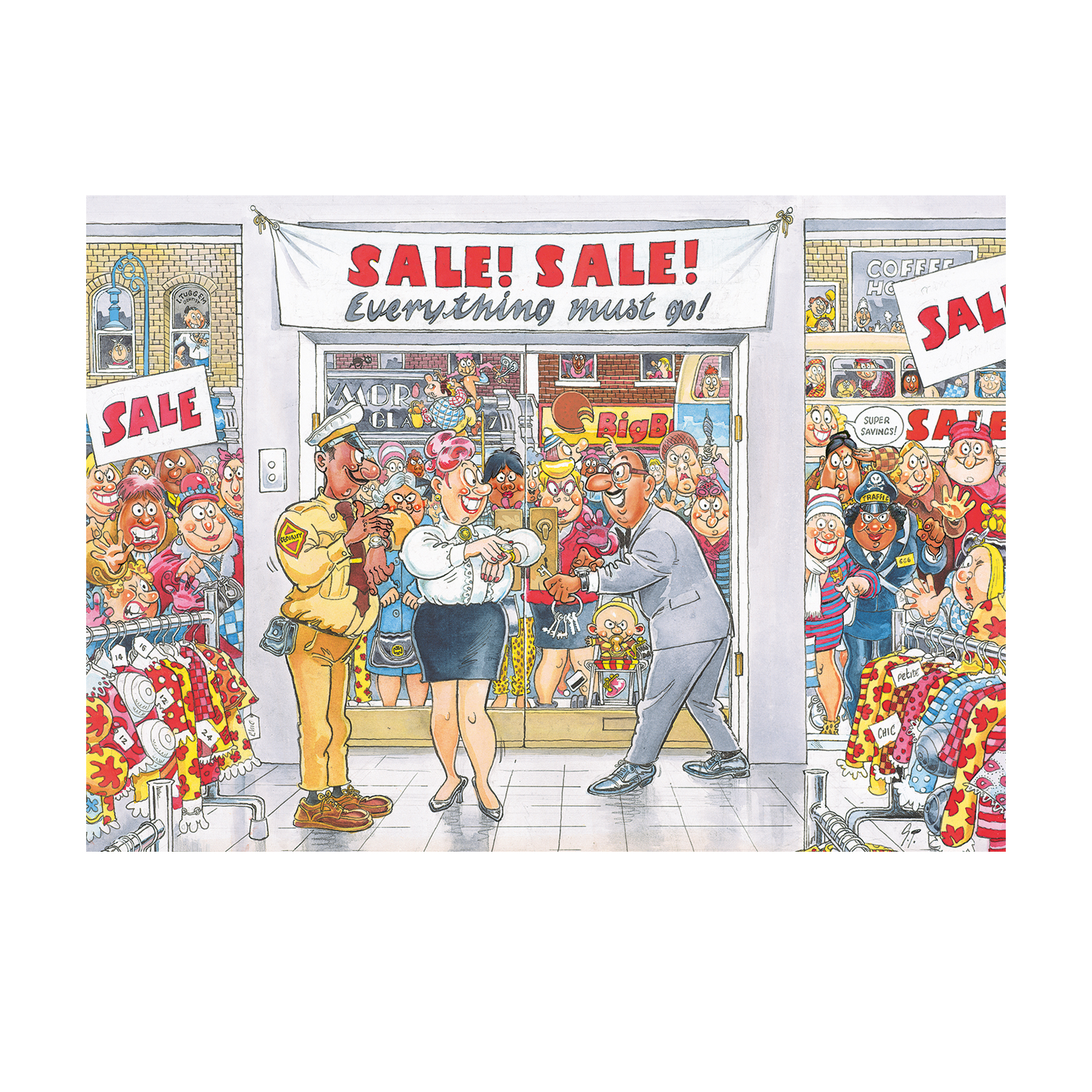 Jumbo WASGIJ Mystery 7 Everything Must Go! 1000 Teile Puzzle Jumbo-00018 Jumbo WASGIJ Mystery 7 Everything Must Go! 1000 Teile Puzzle Jumbo-00018 von Jumbo
