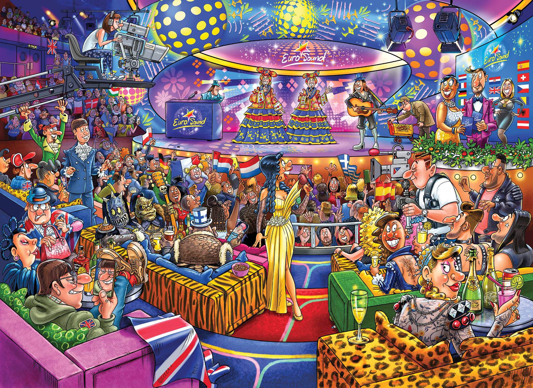 Jumbo Wasgij Mystery 25 - Eurosound Contest! 1000 Teile Puzzle Jumbo-00591 Jumbo Wasgij Mystery 25 - Eurosound Contest! 1000 Teile Puzzle Jumbo-00591 von Jumbo