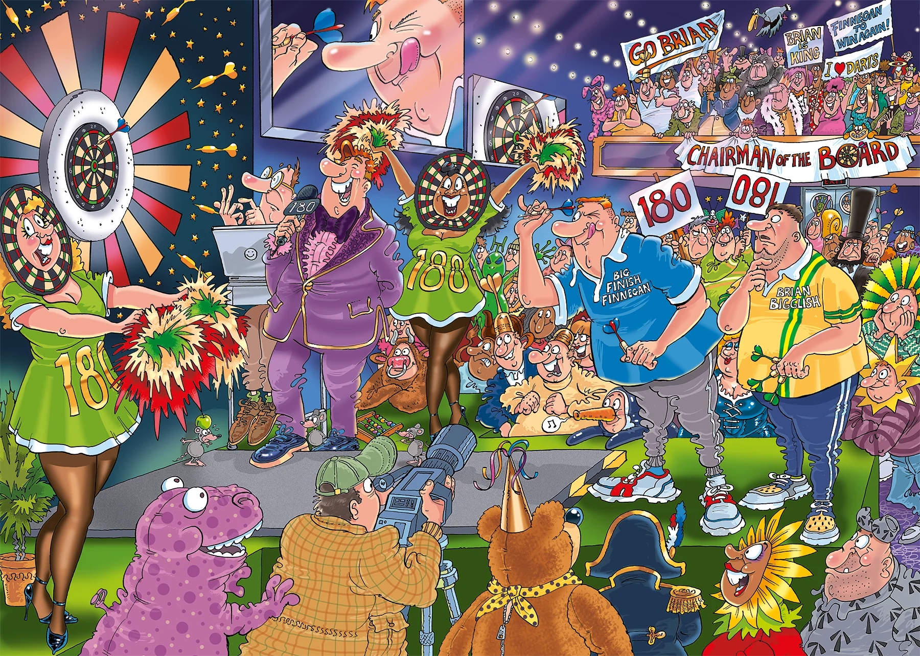 Jumbo Wasgij Mystery 30 - Volltreffer! 1000 Teile Puzzle Jumbo-00804 von Jumbo