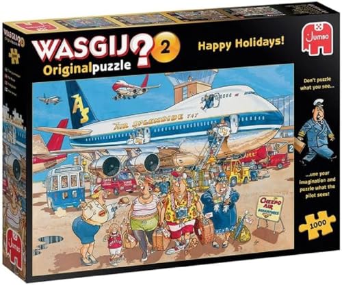Jumbo Wasgij Orginal Happy Holdays #2, 1000 Stück (81922) von JUMBO