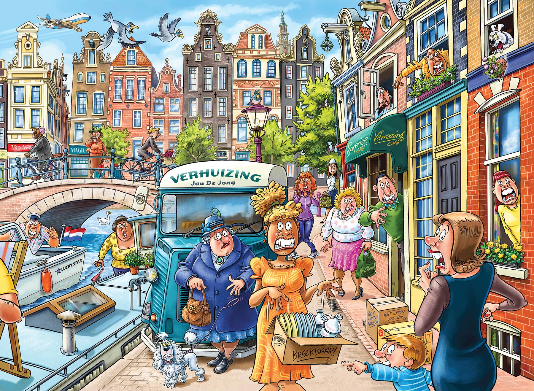 Jumbo Wasgij Original 45 - Umzugstag! 1000 Teile Puzzle Jumbo-00588 Jumbo Wasgij Original 45 - Umzugstag! 1000 Teile Puzzle Jumbo-00588 von Jumbo