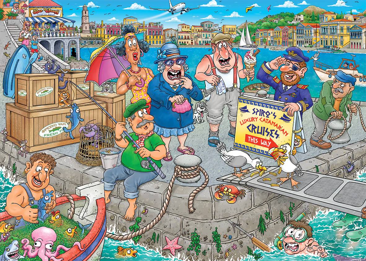 Jumbo Wasgij Original 47 - Bootschaos! 1000 Teile Puzzle Jumbo-00511 Jumbo Wasgij Original 47 - Bootschaos! 1000 Teile Puzzle Jumbo-00511 von Jumbo