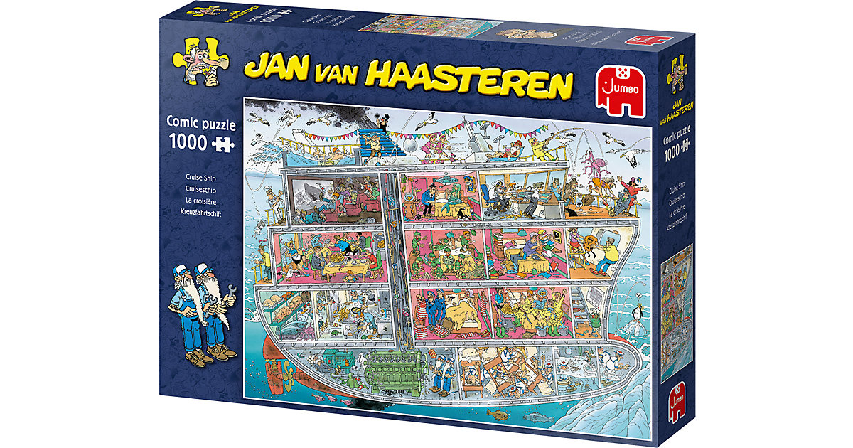 Kreuzfahrtschiff, Jan van Haasteren 1.000 Teile von Jumbo