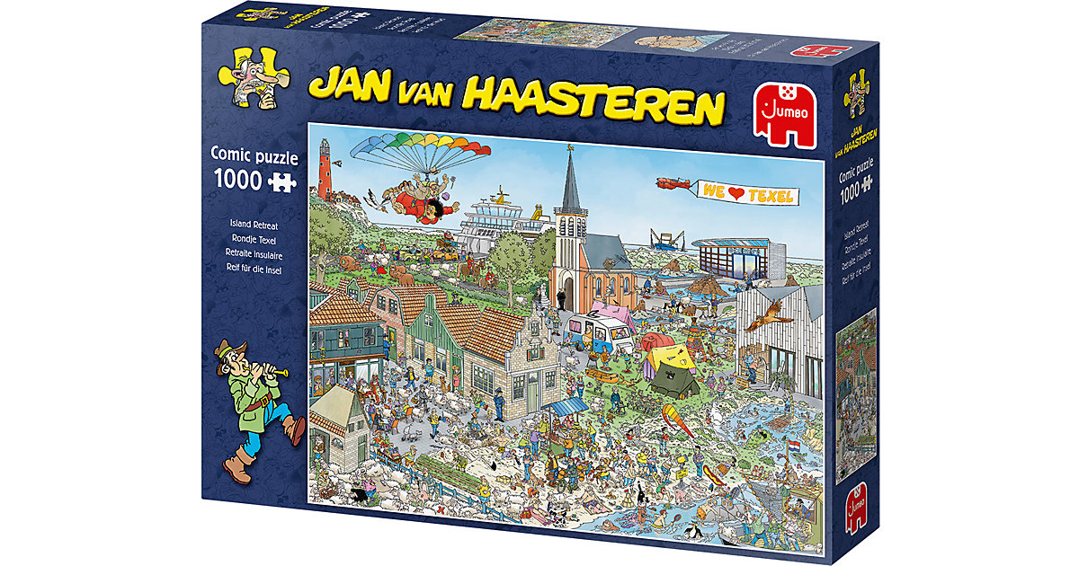 Reif Für Die Insel, Jan van Haasteren 1.000 Teile Reif Für Die Insel, Jan van Haasteren 1.000 Teile von Jumbo