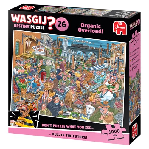 Wasgij Destiny 26 – Biologischer Überschuss – Organic Overload – Puzzle für Erwachsene – Lustig – Karton 100% recycelt – 1000 Teile Jumbo Wasgij Destiny 26 – Biologischer Überschuss – Organic Overload – Puzzle für Erwachsene – Lustig – Karton 100% recycelt – 1000 Teile Jumbo von Jumbo