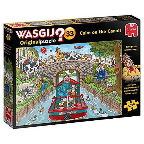 Wasgij Original 33 Ruhe am Kanal - Puzzle 1000 Teile von Jumbo