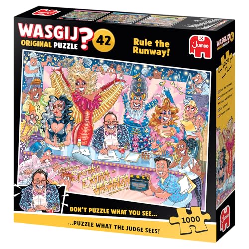 Wasgij Original 42 – Schönheitsköniginnen – Rule The Runway! – Puzzle für Erwachsene – Lustig – 100% recycelter Karton – 1000 Teile Jumbo Wasgij Original 42 – Schönheitsköniginnen – Rule The Runway! – Puzzle für Erwachsene – Lustig – 100% recycelter Karton – 1000 Teile Jumbo von Jumbo