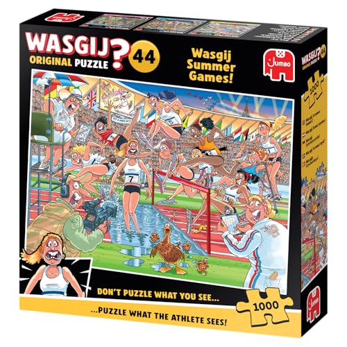 Wasgij Original 44 – Sommerspiele – Summer Games! – Puzzle für Erwachsene – lustig – Karton 100% recycelt – 1000 Teile Jumbo von Jumbo