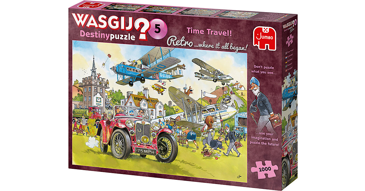 Wasgij Retro 5 Zeitreise 1.000 Teile von Jumbo