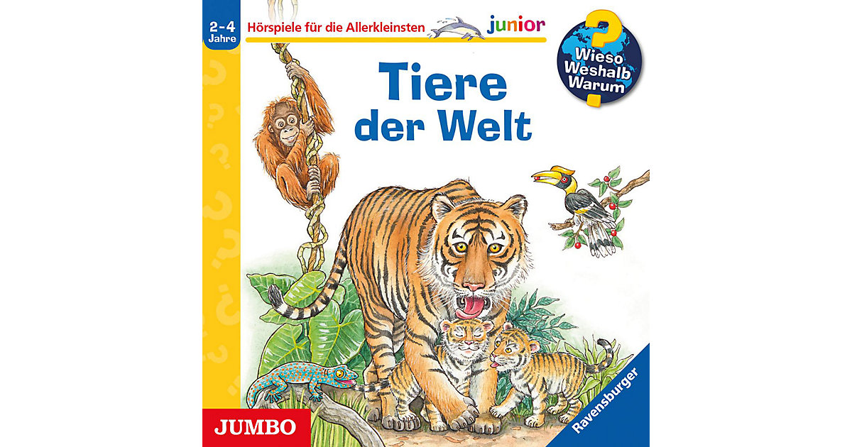 WiesoWeshalbWarum junior - Tiere der Welt Hörbuch von Jumbo