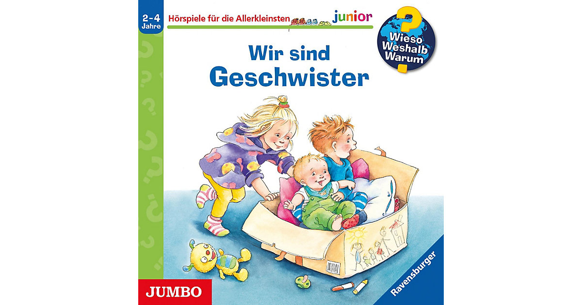 WiesoWeshalbWarum junior - Wir sind Geschwister Hörbuch WiesoWeshalbWarum junior - Wir sind Geschwister Hörbuch von Jumbo