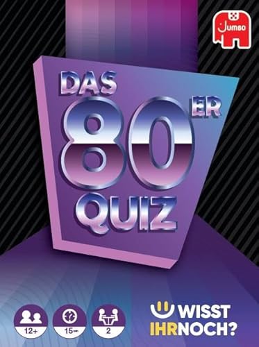 Wisst Ihr Noch? Das 80er Quiz – Nostalgisches Fragespiel mit 200 Fragen zu Musik, TV & Kult der Achtziger, 2 Spieler, geeignet ab 12 Jahren Wisst Ihr Noch? Das 80er Quiz – Nostalgisches Fragespiel mit 200 Fragen zu Musik, TV & Kult der Achtziger, 2 Spieler, geeignet ab 12 Jahren von Jumbo