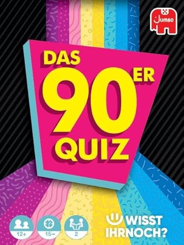 Wisst Ihr Noch? Das 90er Quiz – Nostalgisches Fragespiel mit 200 Fragen zu Musik, TV & Kult der Achtziger, 2 Spieler, geeignet ab 12 Jahren Wisst Ihr Noch? Das 90er Quiz – Nostalgisches Fragespiel mit 200 Fragen zu Musik, TV & Kult der Achtziger, 2 Spieler, geeignet ab 12 Jahren von Jumbo