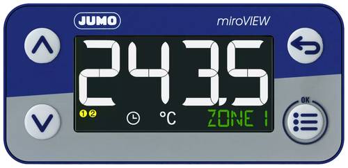 Jumo 701580/0-01-23-02 Temperaturregler -200 bis +600°C (B x H) 76mm x 36mm von Jumo