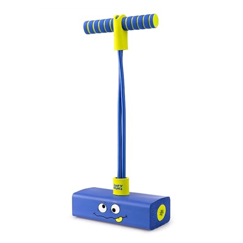 Jump 'N' Bouncer Bungee Hopper, Pogo Stick für Kinder 3+, Schaumstoff Pogo Jumper Stick, Gartenspielzeug Spiele, Blau Jump 'N' Bouncer Bungee Hopper, Pogo Stick für Kinder 3+, Schaumstoff Pogo Jumper Stick, Gartenspielzeug Spiele, Blau von Toyrific