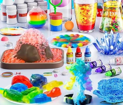 50+ Science Experiment Kits für Kinder, STEM-Projekte Wissenschaftliches Spielzeug für Jungen Mädchen, Chemie Science Kits als Pädagogisches Spielzeug Geschenke für Kinder im Alter von 4-8-12 Jahren 50+ Science Experiment Kits für Kinder, STEM-Projekte Wissenschaftliches Spielzeug für Jungen Mädchen, Chemie Science Kits als Pädagogisches Spielzeug Geschenke für Kinder im Alter von 4-8-12 Jahren von Jun-Saxifragelec