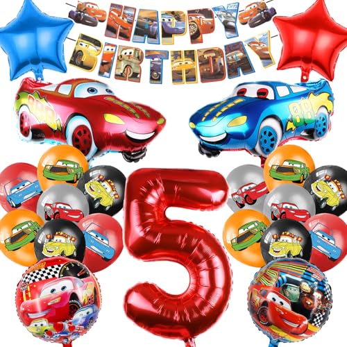 17 Stück Geburtstagsdeko Set 5 Jahre, Deko Geburtstag Kinder, Luftballons Party Dekoration, Luftballons Geburtstag Jungen Mädchen, Geburtstagsdeko Folienballon, Banner 17 Stück Geburtstagsdeko Set 5 Jahre, Deko Geburtstag Kinder, Luftballons Party Dekoration, Luftballons Geburtstag Jungen Mädchen, Geburtstagsdeko Folienballon, Banner von JunMallko