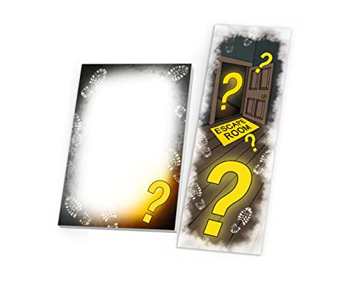 12 Lesezeichen + 12 Mini-Notizblöcke (A7-Format) Escape Room Mitgebsel für Kindergeburtstag Gastgeschenke für Jungen Mädchen von Junapack