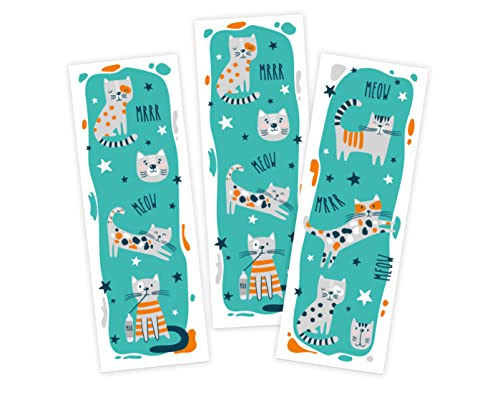 12 Lesezeichen Katze Katzen für Kindergeburtstag Gastgeschenke für Mädchen Jungen 12 Lesezeichen Katze Katzen für Kindergeburtstag Gastgeschenke für Mädchen Jungen von Junapack