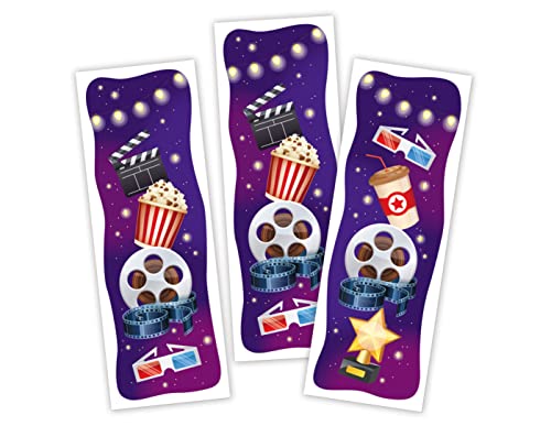 12 LesezeichenJungen Kino Kino-Party Mitgebsel für Kindergeburtstag Gastgeschenke für Jungen Mädchen von Junapack