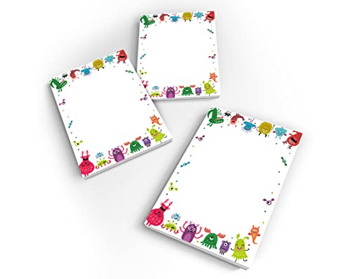 12 Mini-Notizblöcke Monster Mitgebsel für Kindergeburtstag Gastgeschenke für Jungen Mädchen/ A7-Format 12 Mini-Notizblöcke Monster Mitgebsel für Kindergeburtstag Gastgeschenke für Jungen Mädchen/ A7-Format von Junapack