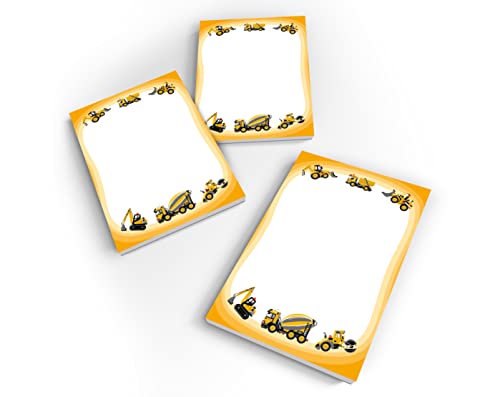 Junapack 12 Mini-Notizblöcke Baustelle Mitgebsel für Kindergeburtstag Gastgeschenke für Jungen / A7-Format Junapack 12 Mini-Notizblöcke Baustelle Mitgebsel für Kindergeburtstag Gastgeschenke für Jungen / A7-Format von Junapack