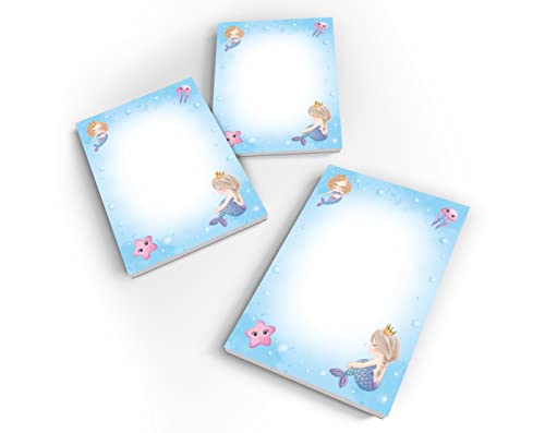 Junapack 12 Mini-Notizblöcke Meerjungfrau Mitgebsel für Kindergeburtstag Gastgeschenke für Mädchen / A7-Format Junapack 12 Mini-Notizblöcke Meerjungfrau Mitgebsel für Kindergeburtstag Gastgeschenke für Mädchen / A7-Format von Junapack