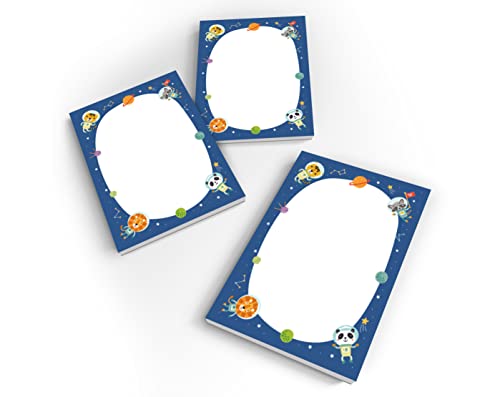 Junapack 12 Mini-Notizblöcke Tiere Weltraum Mitgebsel für Kindergeburtstag Gastgeschenke für Mädchen Jungen/ A7-Format Junapack 12 Mini-Notizblöcke Tiere Weltraum Mitgebsel für Kindergeburtstag Gastgeschenke für Mädchen Jungen/ A7-Format von Junapack