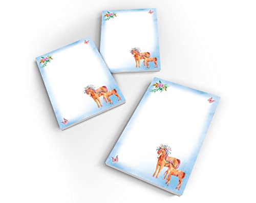 Junapack 12 Mini-Notizblöcke Zwei Pferde Mitgebsel für Kindergeburtstag Gastgeschenke für Mädchen/ A7-Format Junapack 12 Mini-Notizblöcke Zwei Pferde Mitgebsel für Kindergeburtstag Gastgeschenke für Mädchen/ A7-Format von Junapack