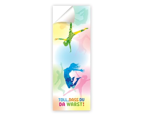 6 Aufkleber Jump Trampolin Verpackung von Geschenken für Mädchengeburtstag Jungsgeburtstag Etiketten für Geschenkverpackung von Junaversum