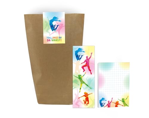 Mitgebsel 8 Lesezeichen + 8 Notizblöcke + 8 Geschenktüten + 8 Aufkleber Jump Trampolin Kindergeburtstag Mädchen Jungen Gastgeschenke für Mädchengeburtstag Jungsgeburtstag Mitgebsel 8 Lesezeichen + 8 Notizblöcke + 8 Geschenktüten + 8 Aufkleber Jump Trampolin Kindergeburtstag Mädchen Jungen Gastgeschenke für Mädchengeburtstag Jungsgeburtstag von Junaversum