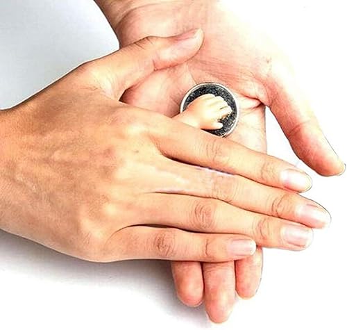 Junfamilee Little Hand Coin Disappeared Trick Toy Tools, Close Up Magic Show Props Stylish and Popular Joke Magic Coins Disappear Gimmicks, Magic Kits and Accessories von Junfamilee