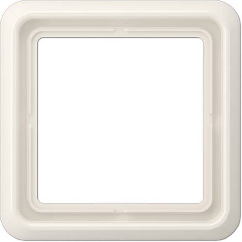 Jung 1fach Rahmen Abdeckung Creme-Weiß CD581W von Jung