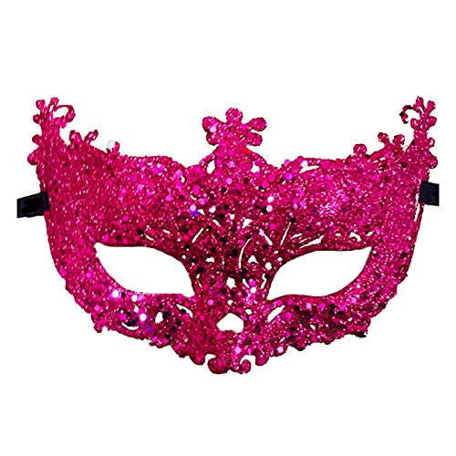 Junhasgood Maskerade Gesichtsmaske Masken Halloween Dämon Maske Damen Sexy Flexible Lace Masks Maske Halloween für Halloween Karneval von Junhasgood