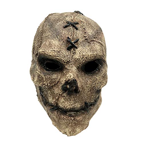 Junhasgood Walking Dead Vollkopfmaske Halloween-Masken Kostümparty Gruselige Requisiten für Männer Und Frauen Maske Halloween Halloween Maske von Junhasgood