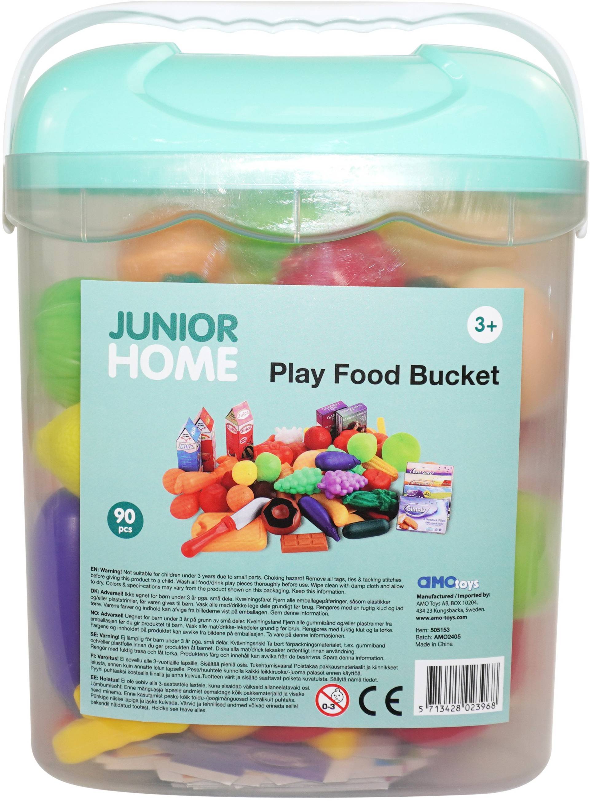 Junior Home Eimer mit Spielzeugessen 90 Teile Junior Home Eimer mit Spielzeugessen 90 Teile von Junior Home