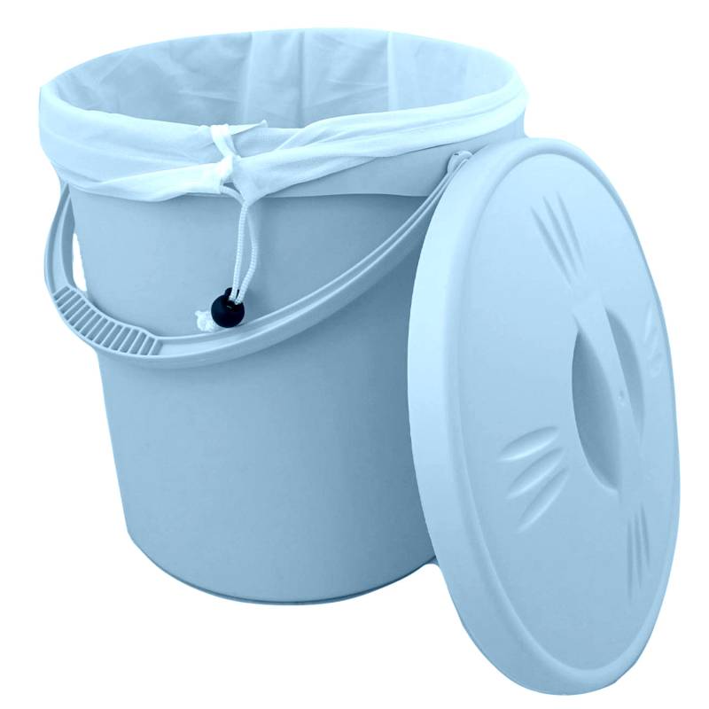 Junior Joy Windeleimer + 2 Wäschenetze - Pastellblau von Junior Joy