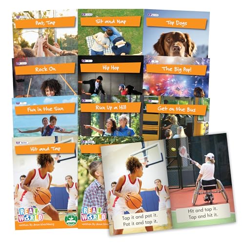 Junior Learning: Real World – Phase 2 – Non-Fiction Hi-Lo Decodierbar, 6 Bücher, Buchstabengeräusche, Woche für Woche Regenbogen-Telefone, Kinder Leseentwicklung Junior Learning: Real World – Phase 2 – Non-Fiction Hi-Lo Decodierbar, 6 Bücher, Buchstabengeräusche, Woche für Woche Regenbogen-Telefone, Kinder Leseentwicklung von Junior Learning
