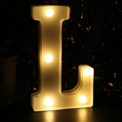 LED-Festzeltschild, leuchtende Buchstaben, Alphabet-Buchstaben-Schild, batteriebetriebene LED-Buchstabenlichter für Nachtlicht, Hochzeit, Geburtstag, Party, Weihnachten oder Heimdekoration (Buchstabe LED-Festzeltschild, leuchtende Buchstaben, Alphabet-Buchstaben-Schild, batteriebetriebene LED-Buchstabenlichter für Nachtlicht, Hochzeit, Geburtstag, Party, Weihnachten oder Heimdekoration (Buchstabe von JunyRuny